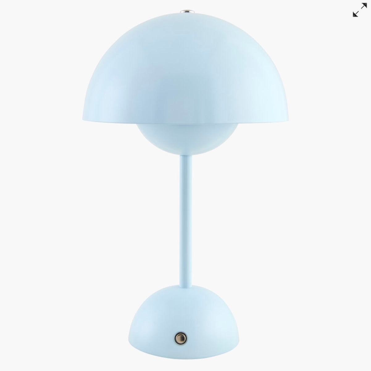 Mayotte Accent Table Lamp (Light Blue)