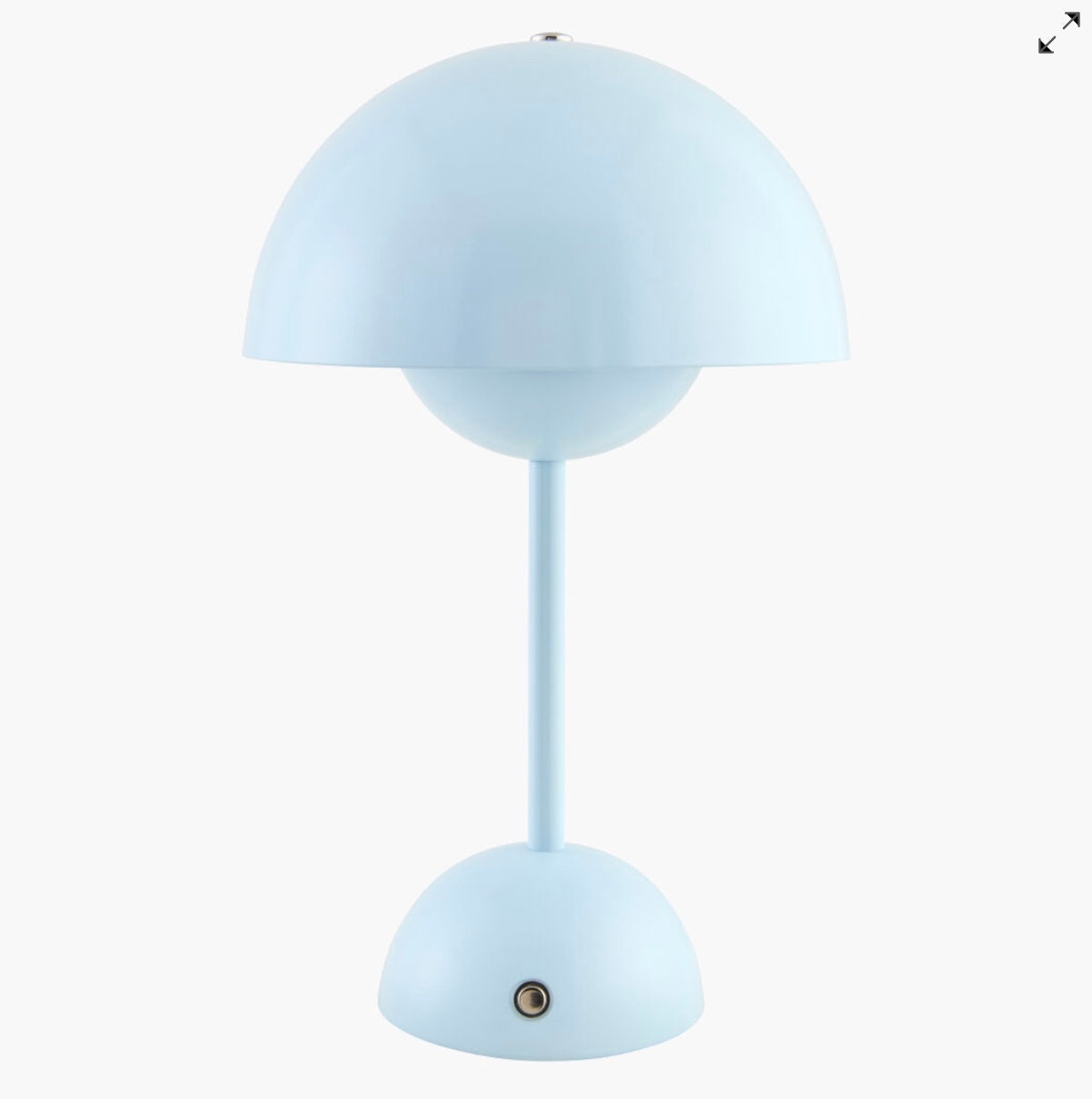 Mayotte Accent Table Lamp (Light Blue)