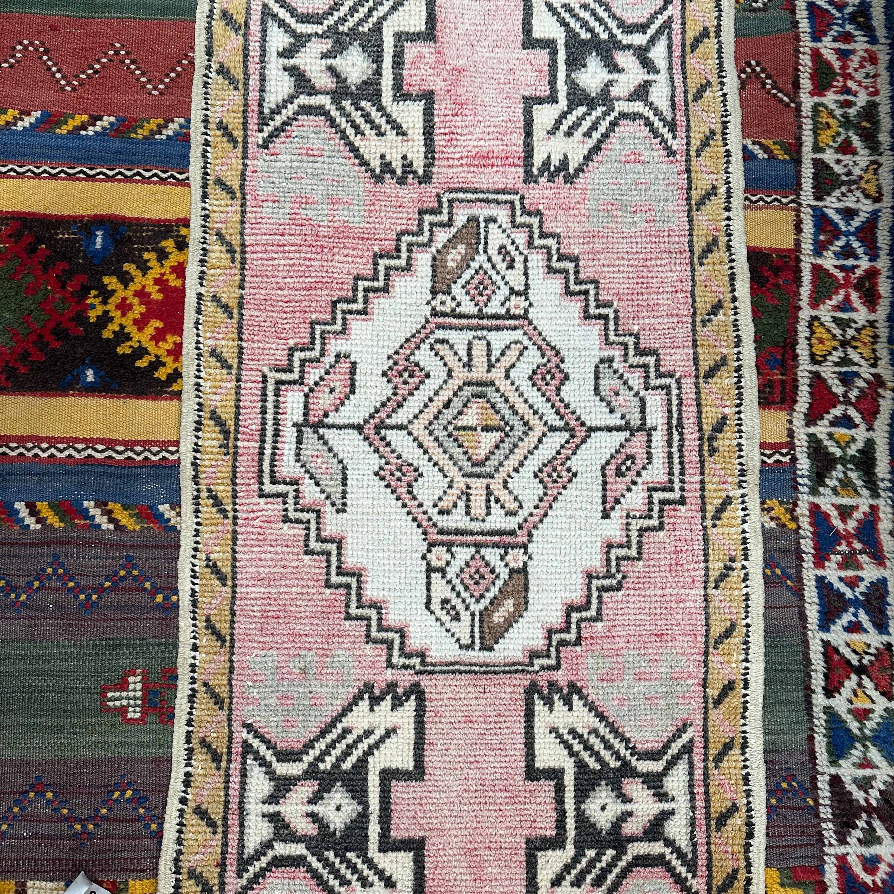 Vintage Mini - Pink and Charcoal
