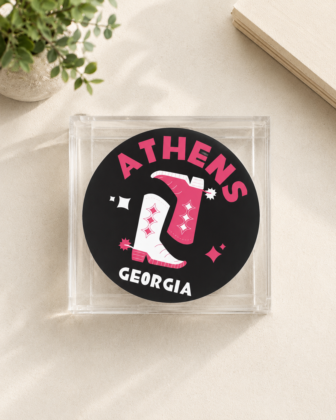 Athens Kickoff Coasters Set of 4