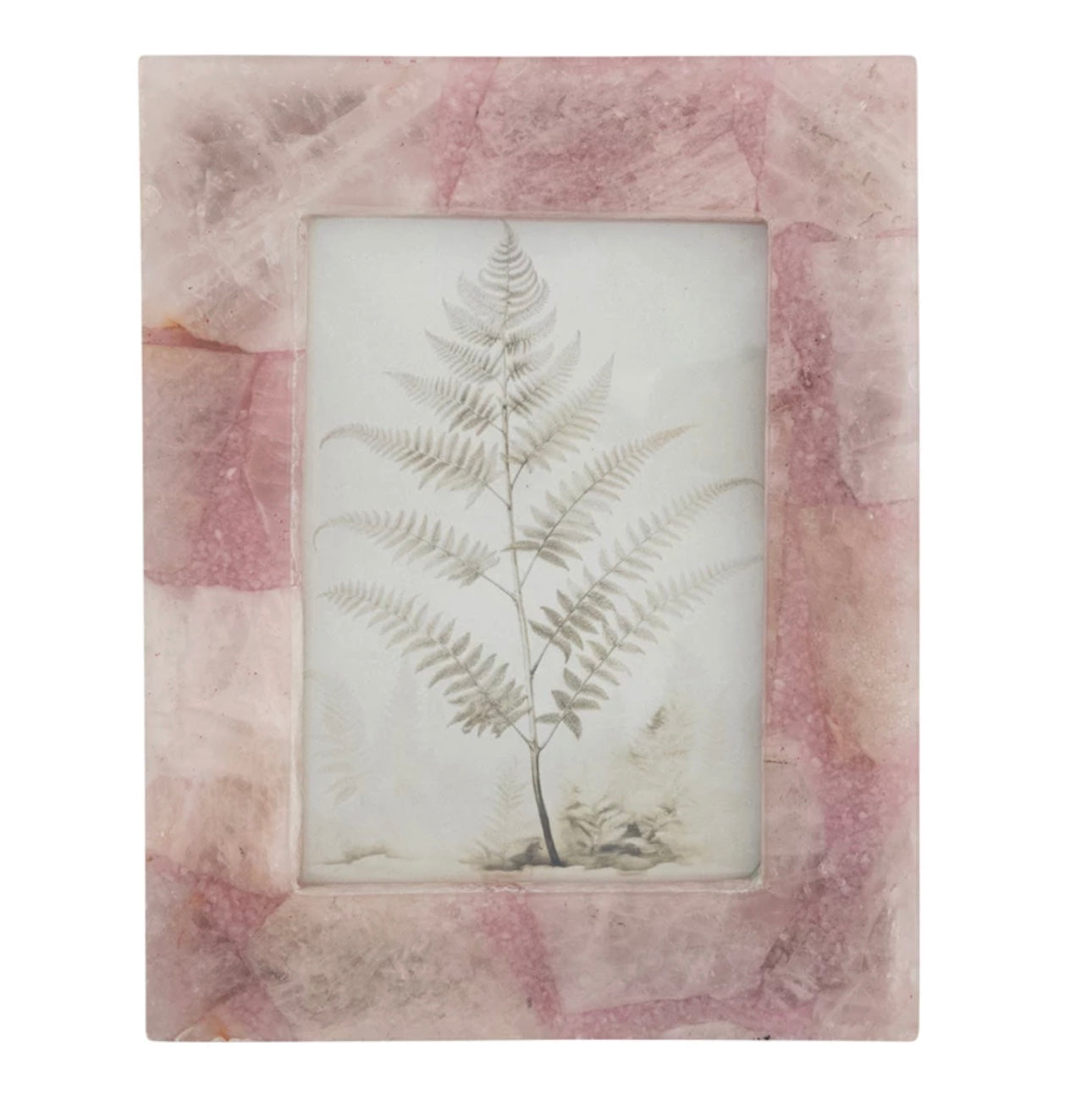 Pink Agate Photo Frame 5" x 7"