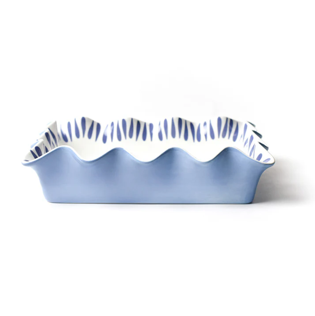 Iris blue drop 13 ruffle casserole