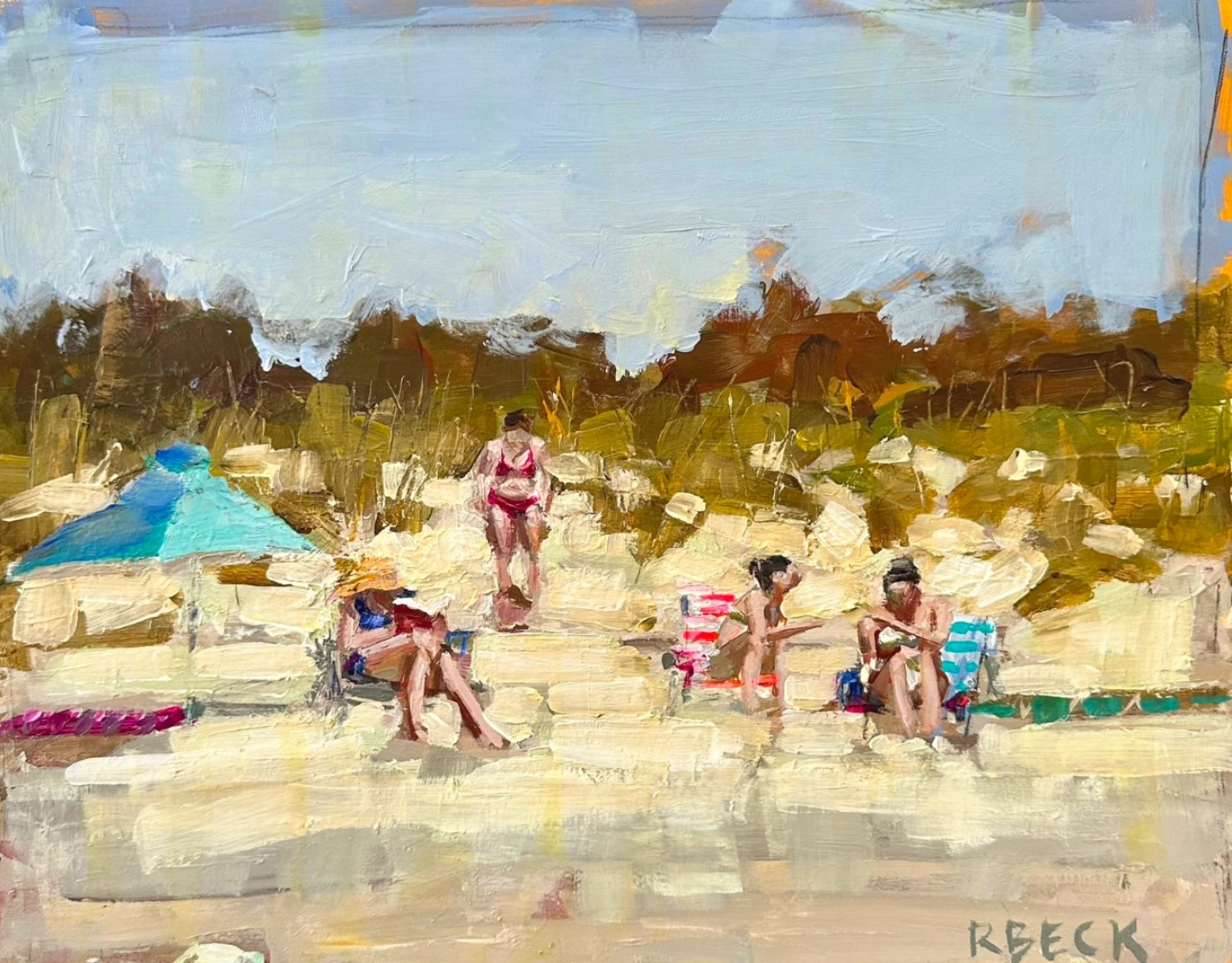8x10 Beach Day Print