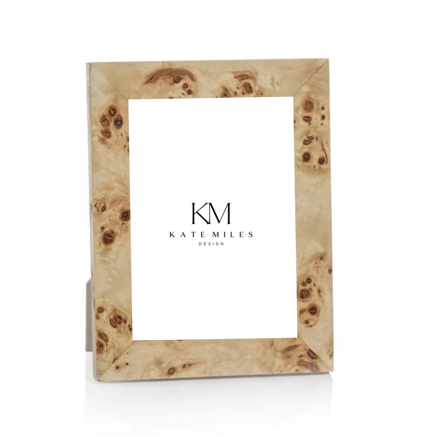 Burl Wood Veneer Photo Frame - 4x6