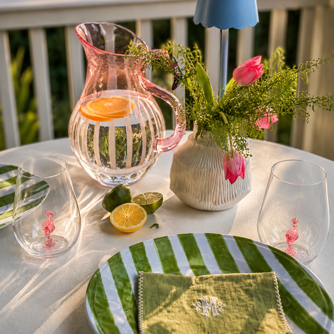 Flamingo Table Set