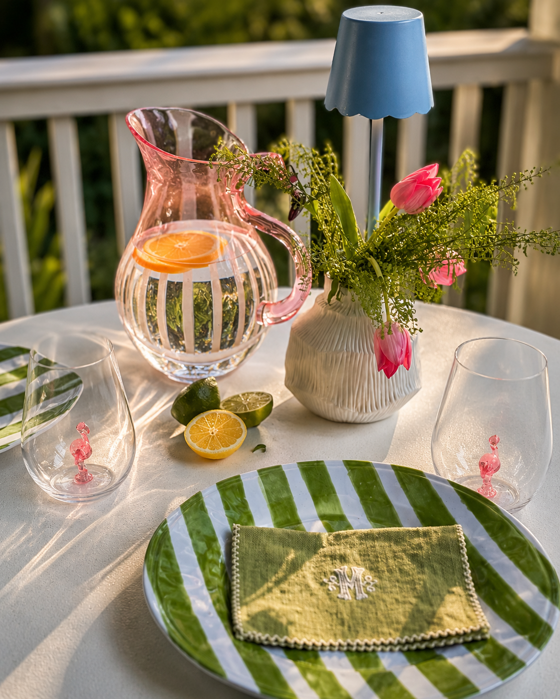 Flamingo Table Set