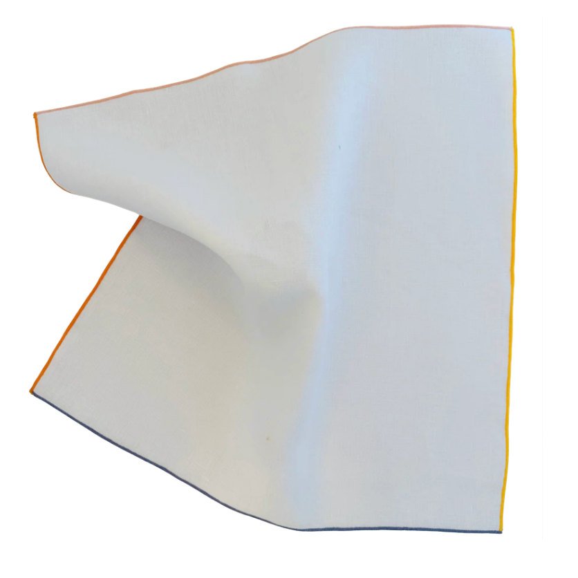 Napkin white pastel