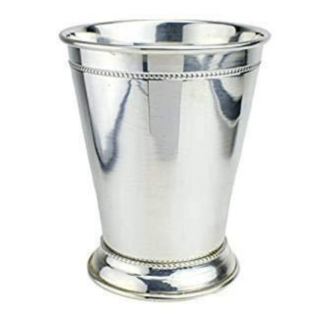 Cooper Mint Julep Cup with Pure Silver Plate Gift Box