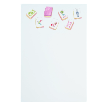 Large Mahjong Tiles Notepad