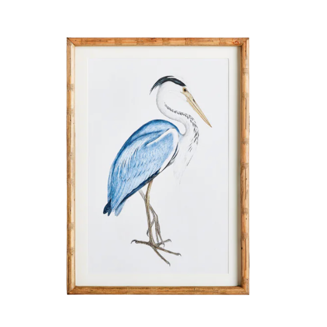 Elegant Blue Heron Print