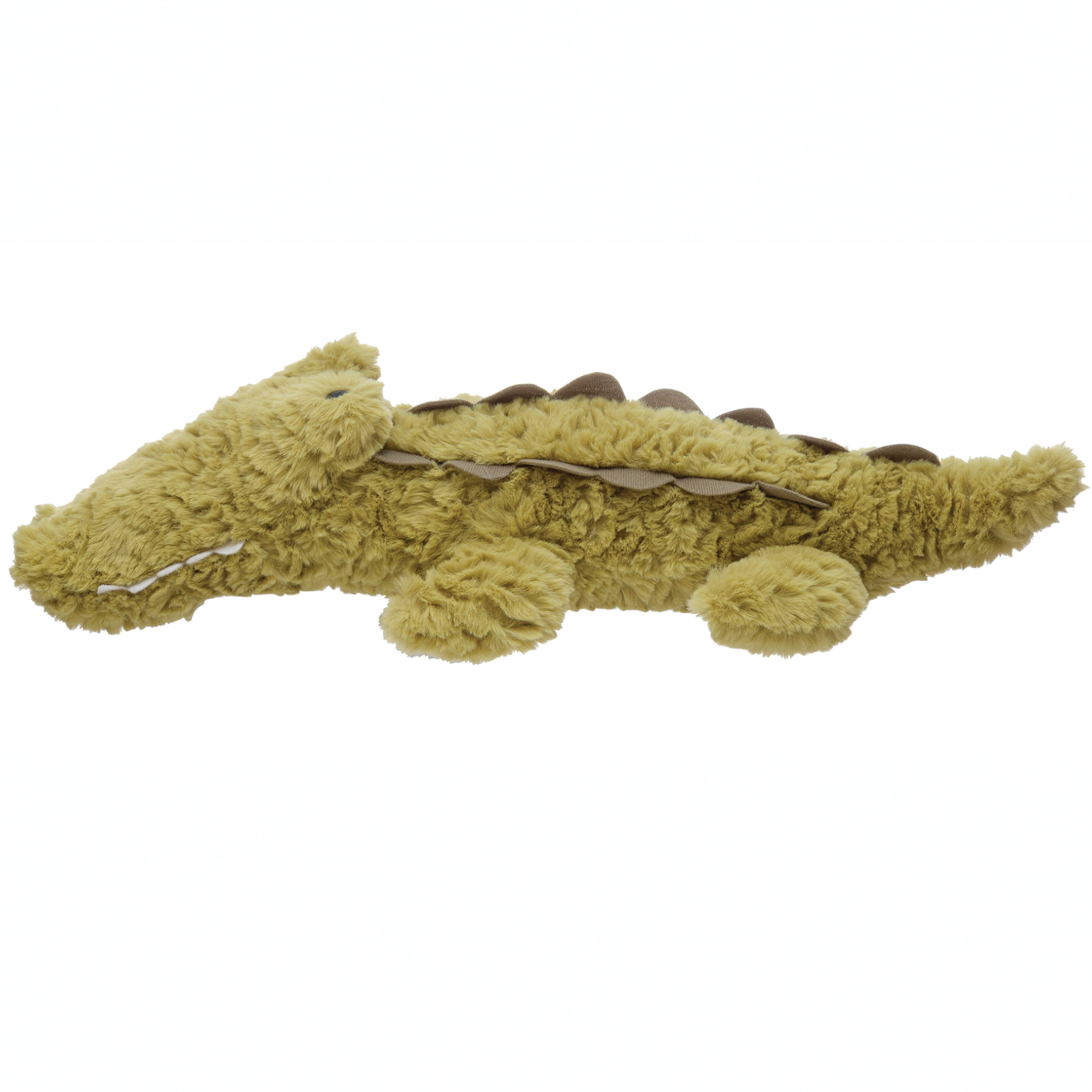 19"L x 9"W Polyester Plush Alligator, Green