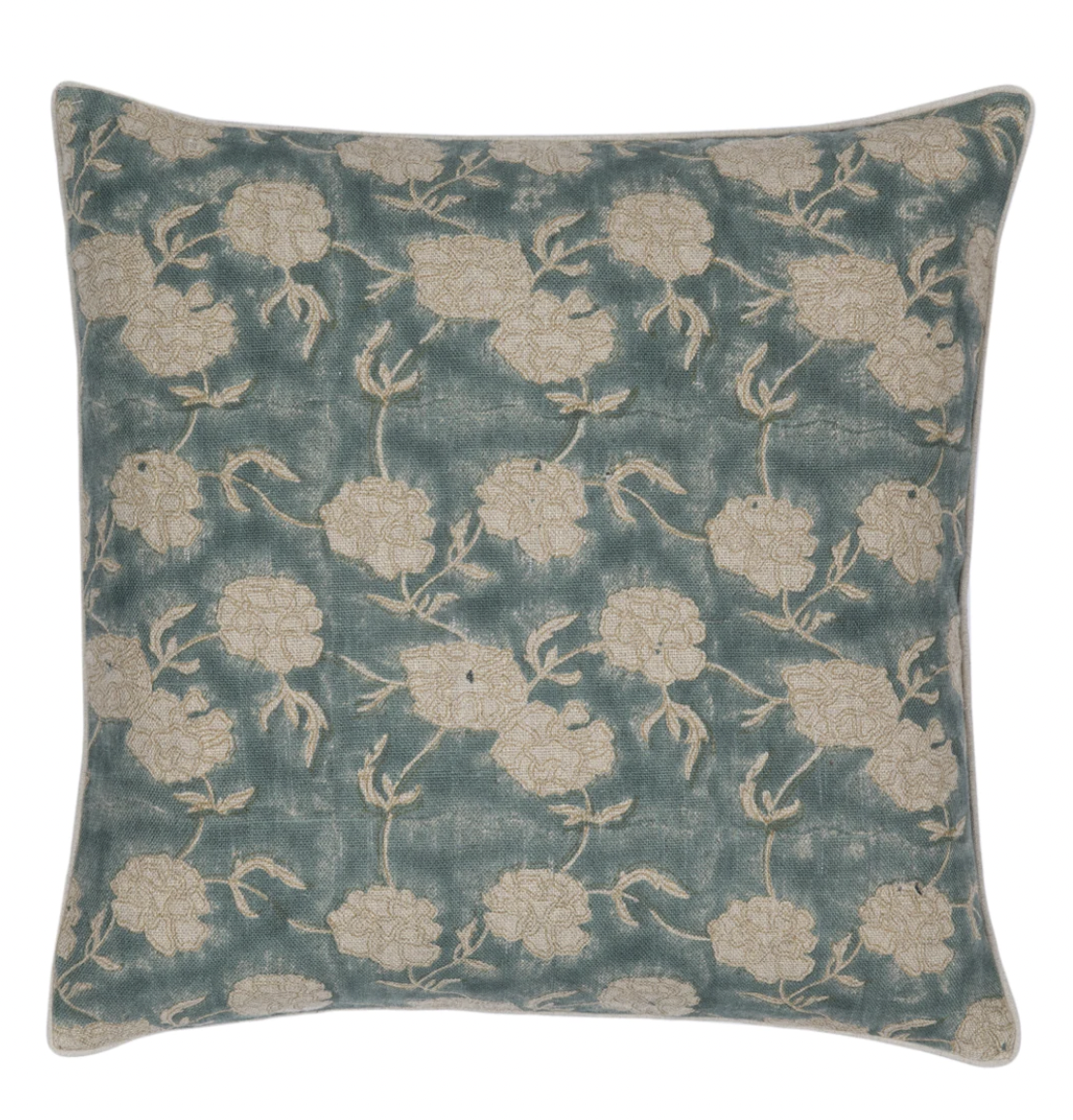 Modern Marigold Teal Pillow 20x20