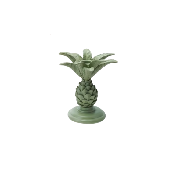 Resin Palm Tree Pineapple Taper Holders
