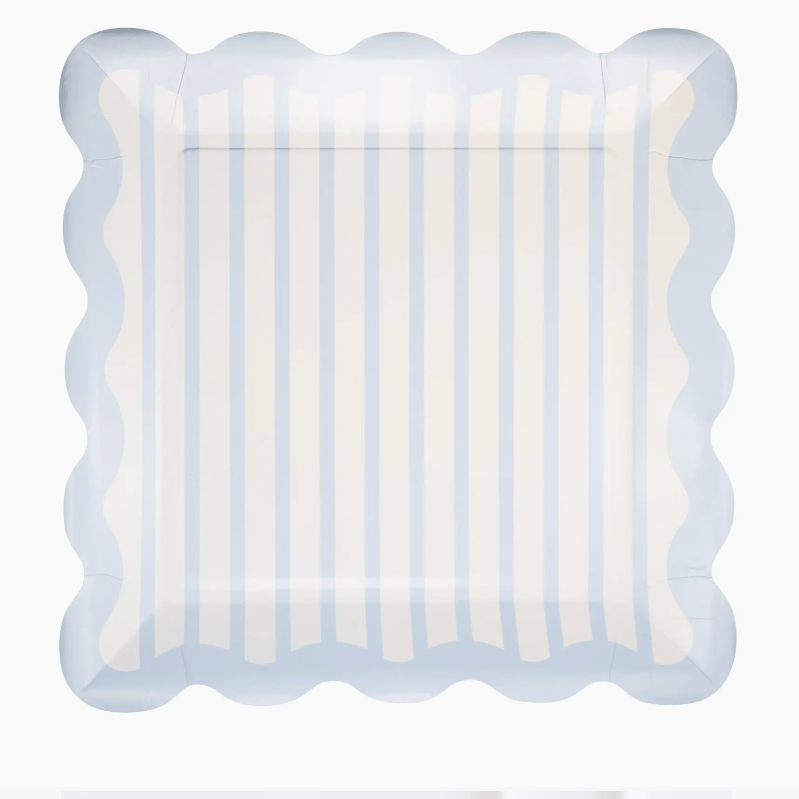 Blue Striped 10" Plate
