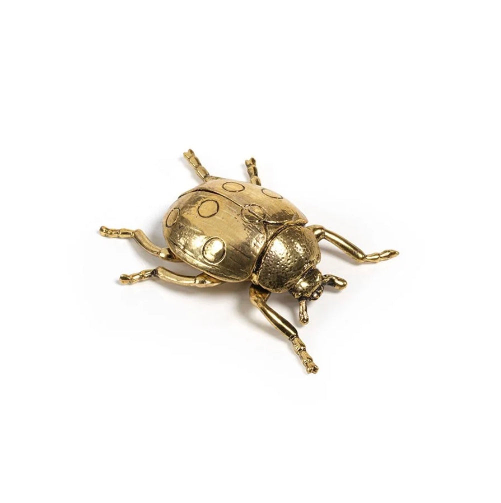 Decorative Gold Insect - Ladybug
