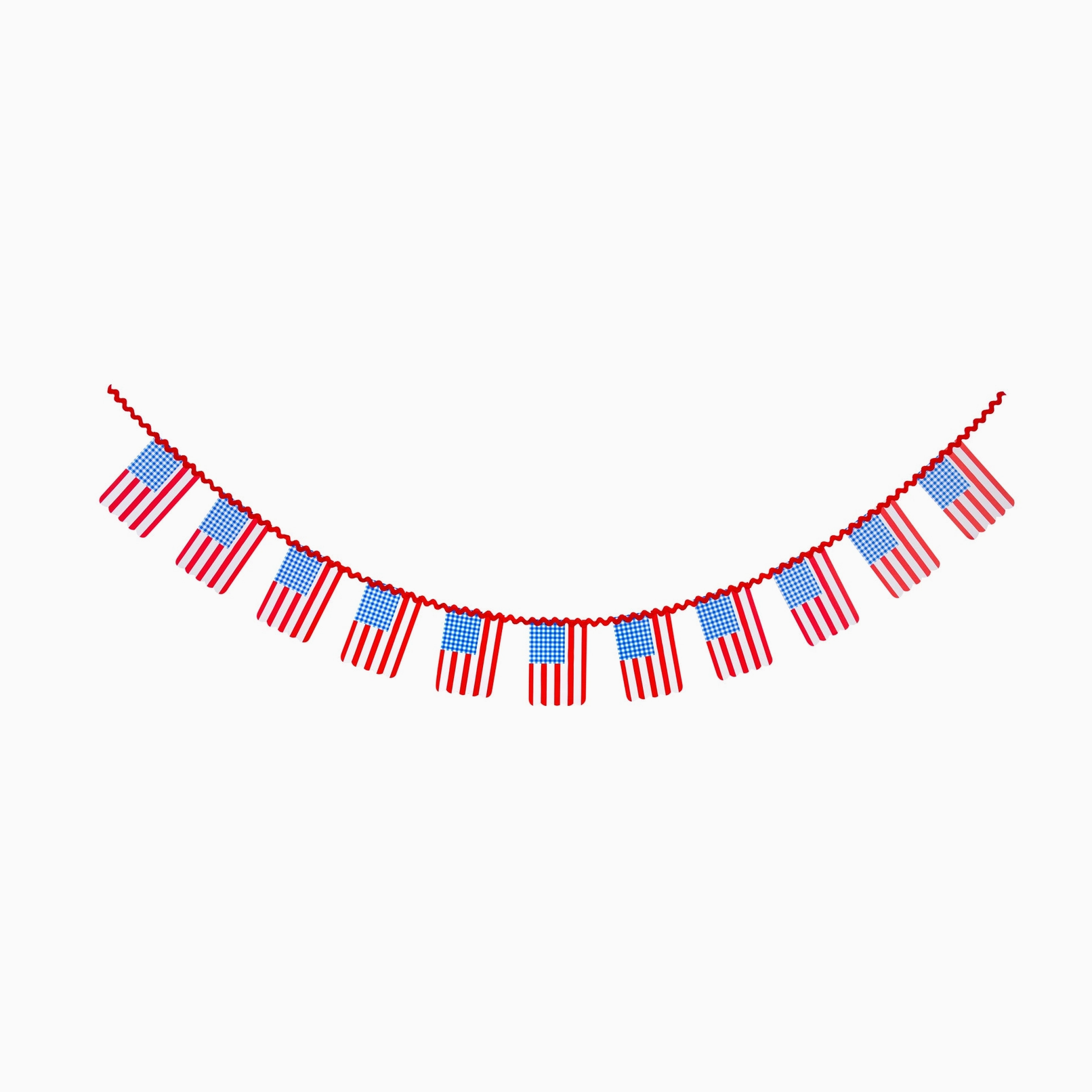 Gingham Flag Banner