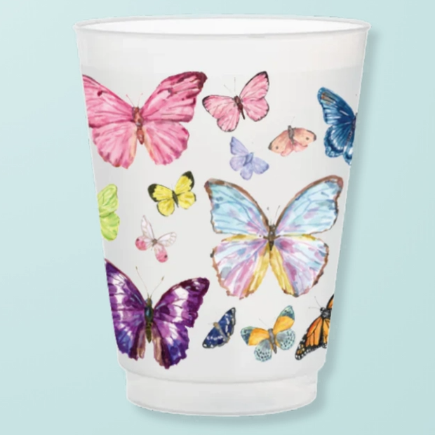 Butterflies Frosted Cups