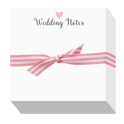 Wedding Notes Chubbie Notepad