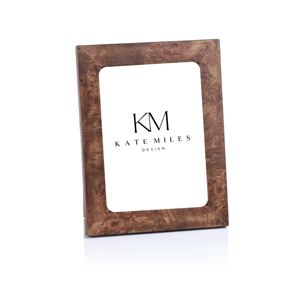 Rosso Burl Wood Photo Frame - 4x6