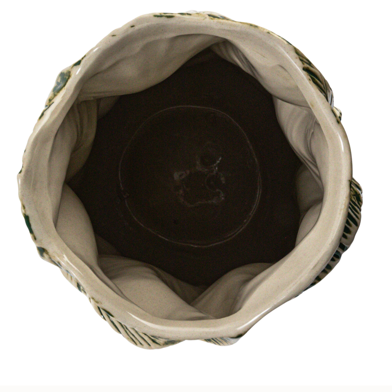 Textured Stoneware Organic Shaped Vase