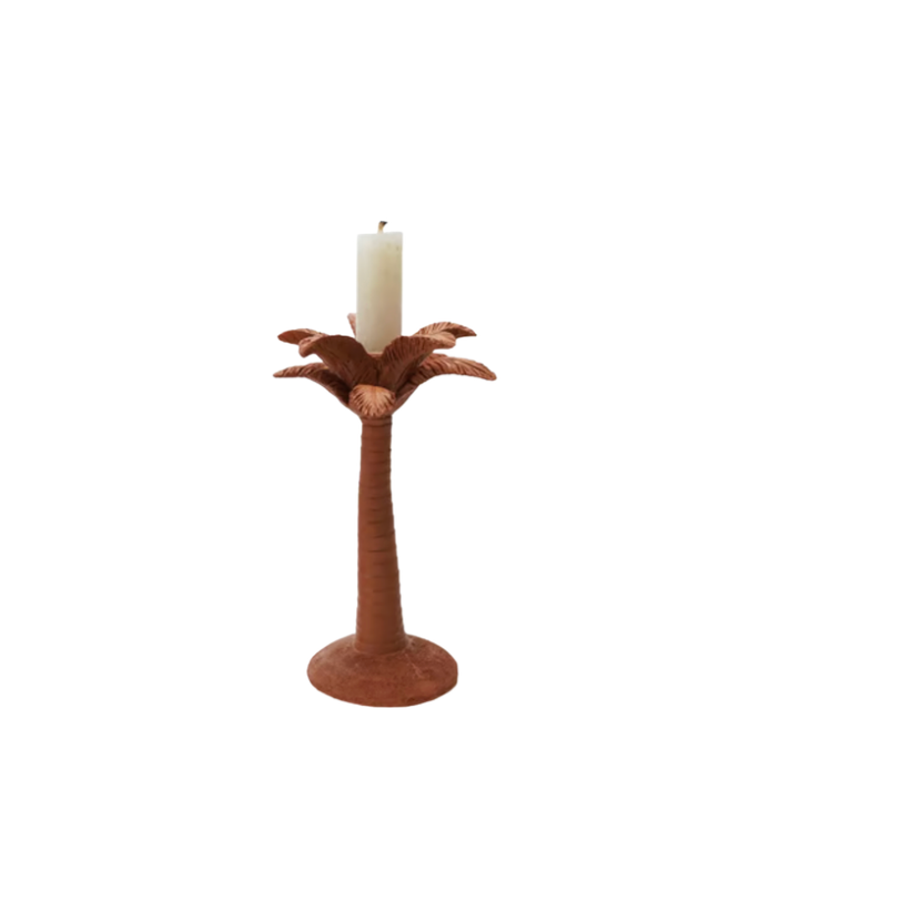 Resin Palm Tree Pineapple Taper Holders