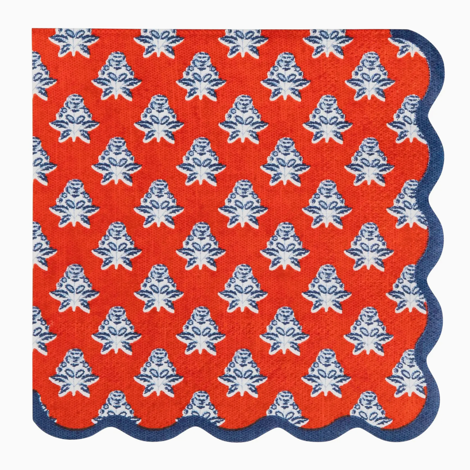 Floral Paper Cocktail Napkin