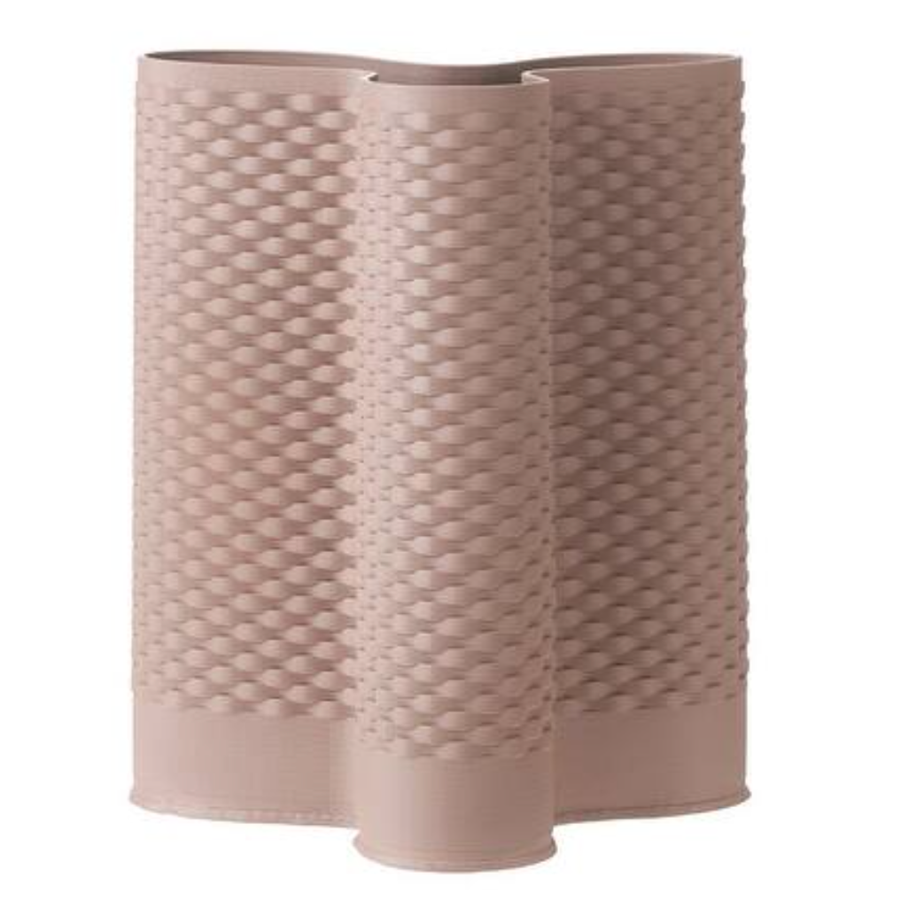Ceramic Vase Bean Paste Red Dia 10"
