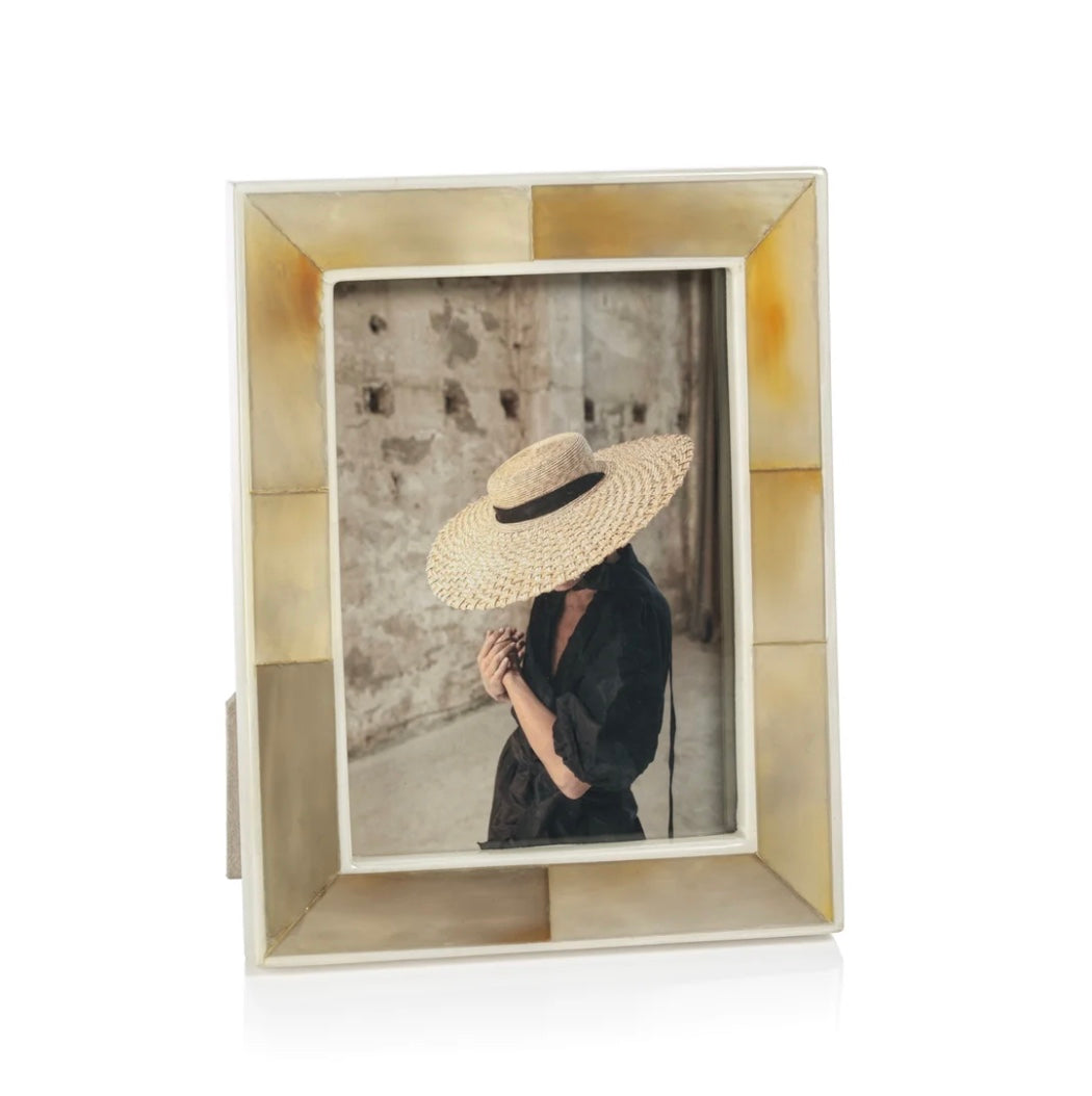Natural Horn and Bone Photo Frame - 4x6