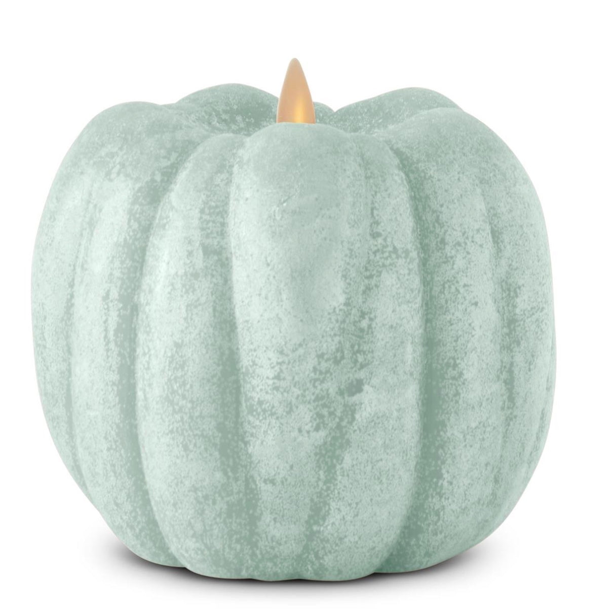 4.5" Green Wax Pumpkin Candle