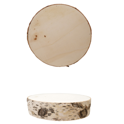 Wood Slice, Natural (Each One Will Vary)