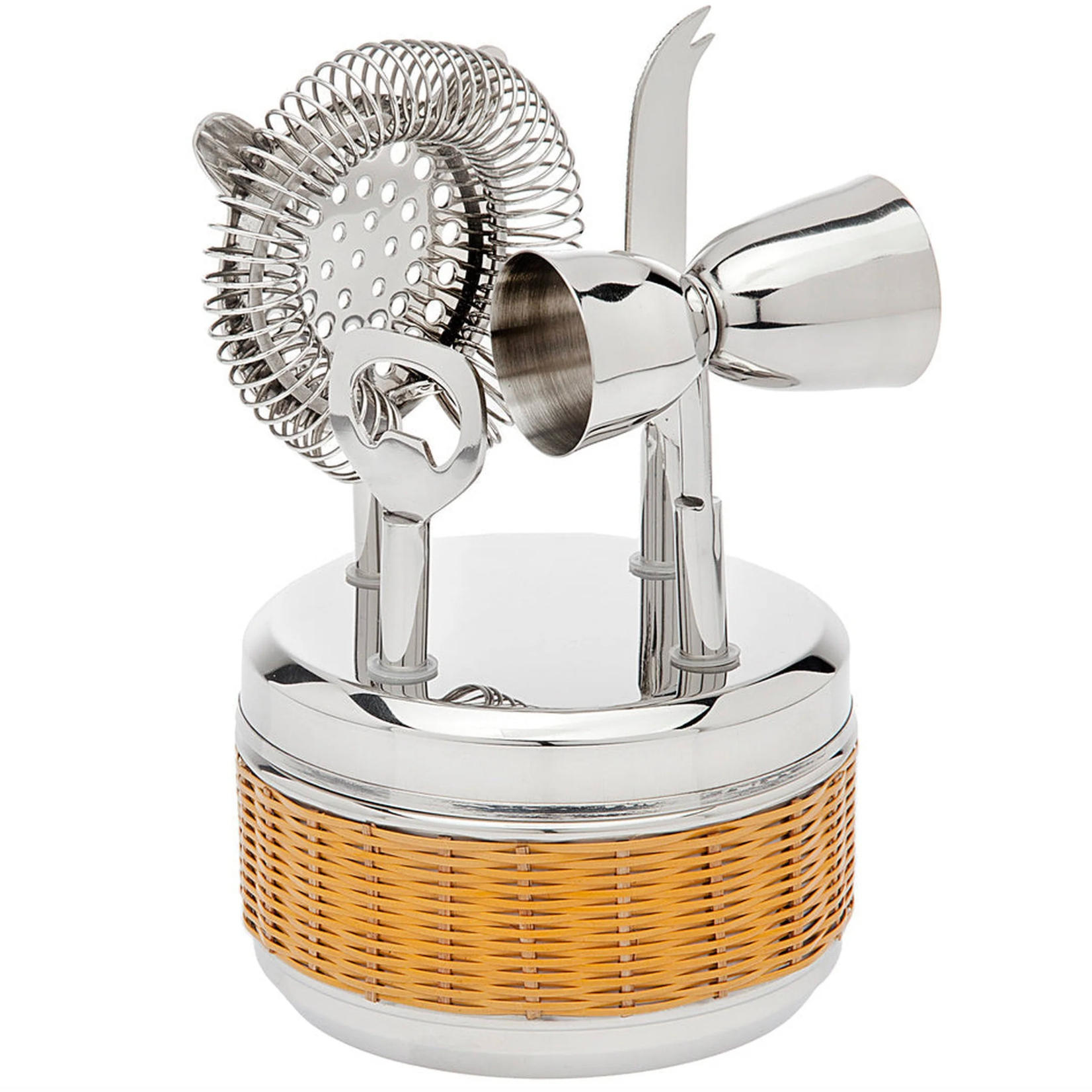 Rattan Stainless Steel Bar Tools