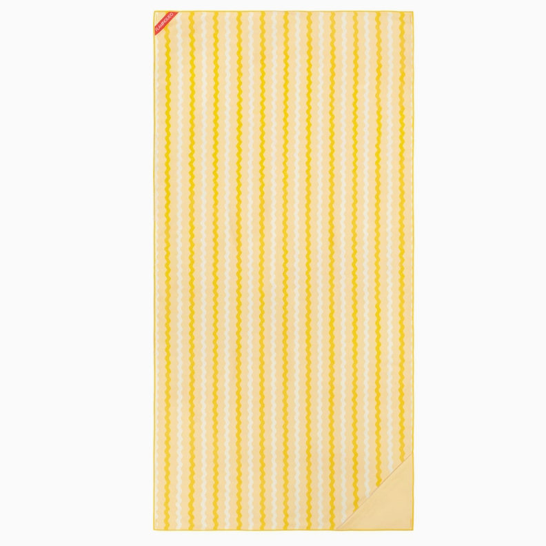 Yellow Microfiber Beach Towel