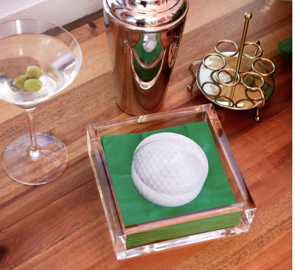 Cocktail Napkin Weight - Golf