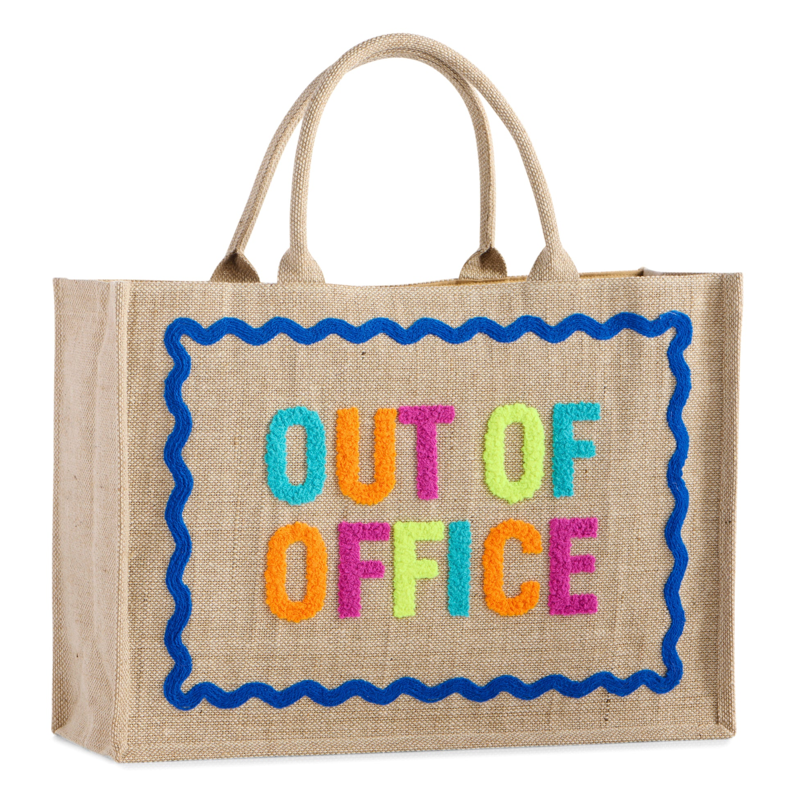 OUT OF OFFICE BEACH BAG,NATUR