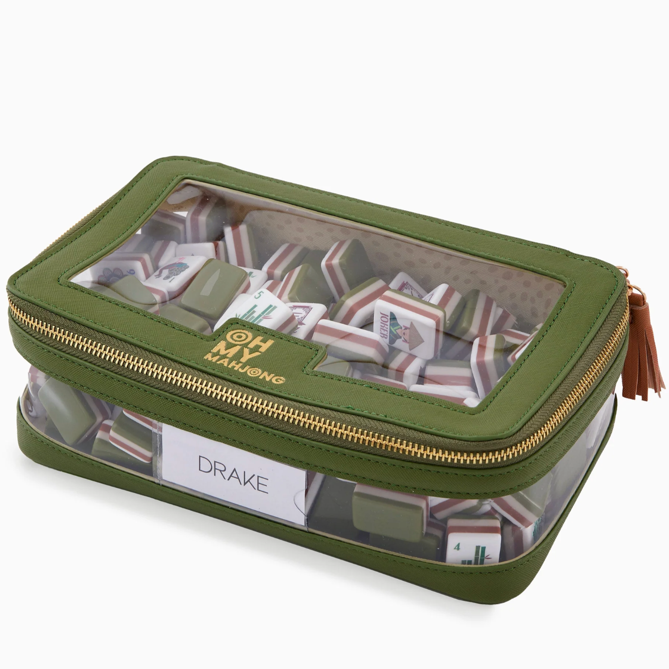 Olive Tile Storage Bag
