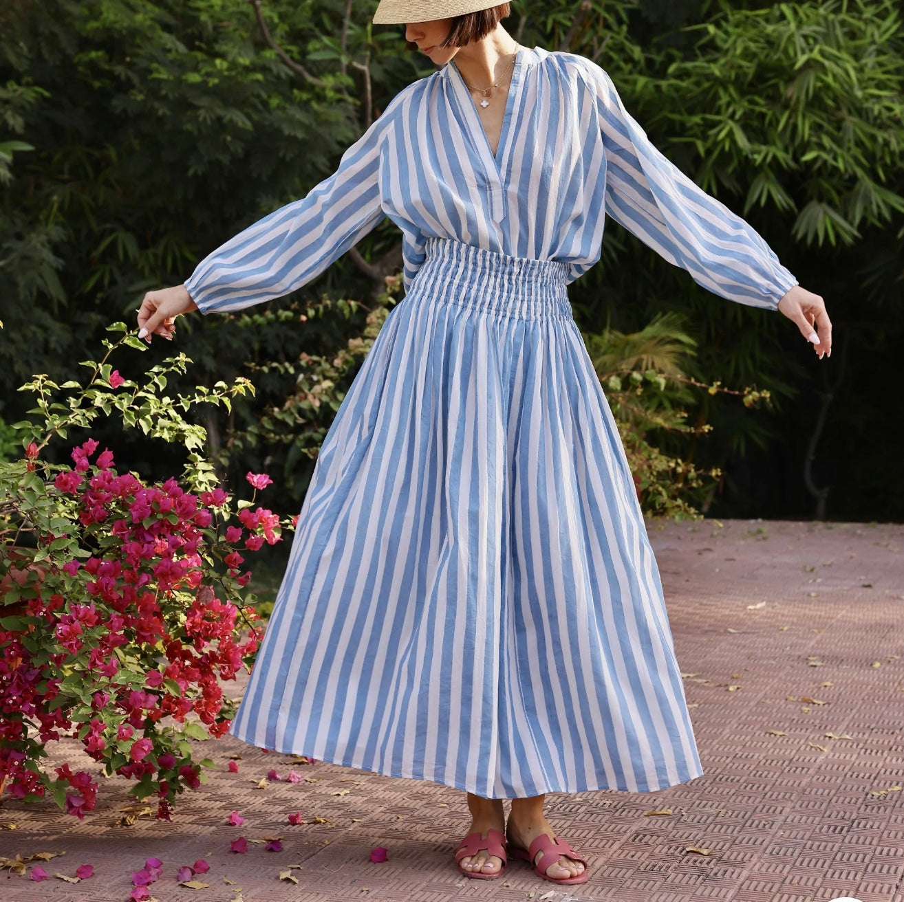 Porto Skirt Blue Stripes
