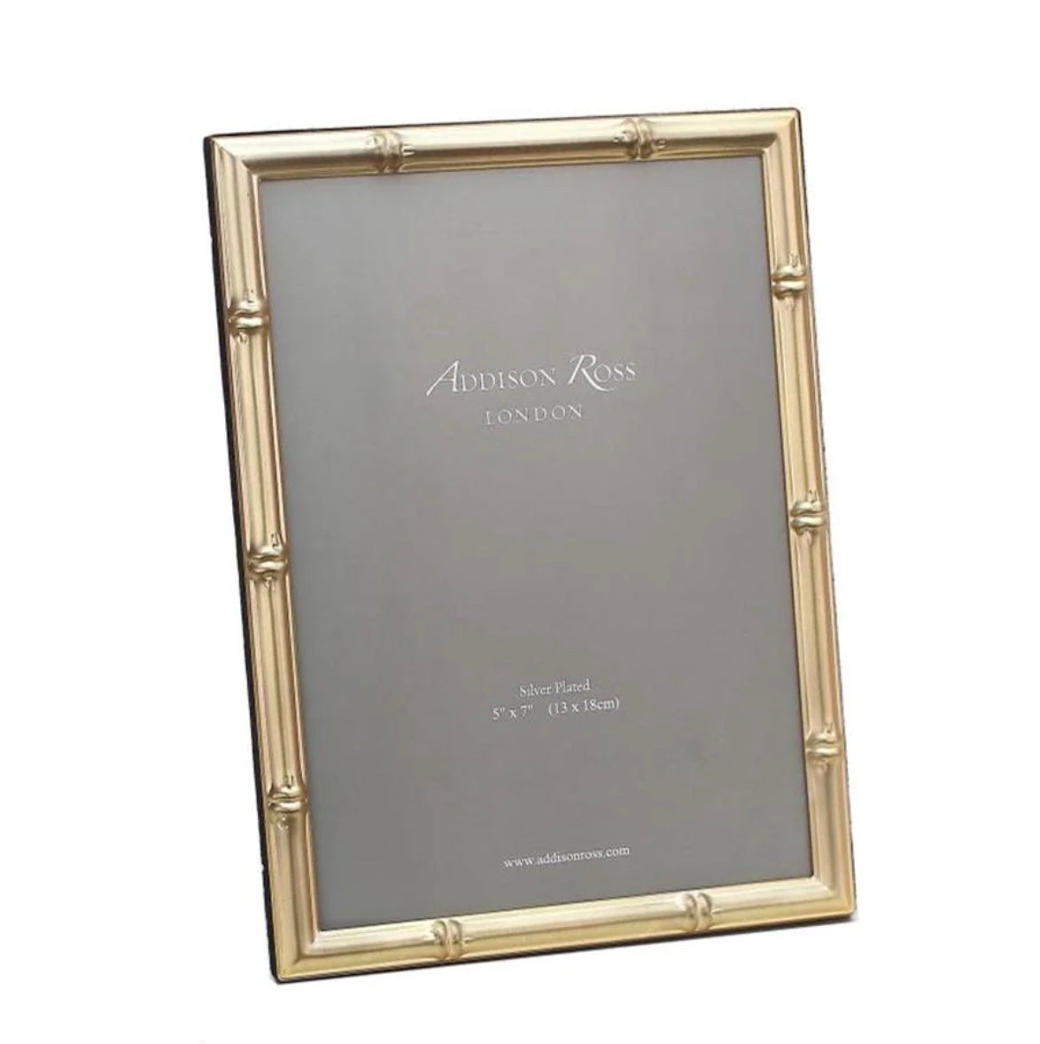 Bamboo Matte Gold Photo Frame