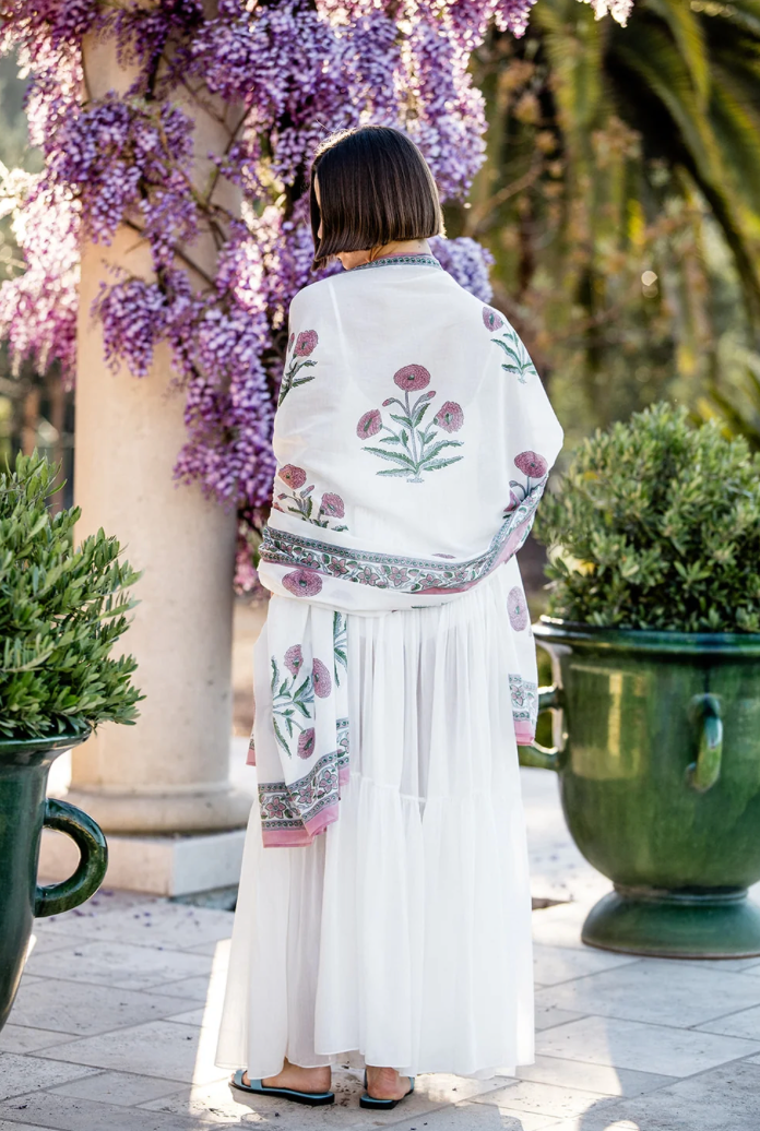 Sarong in Bag Pink Flower