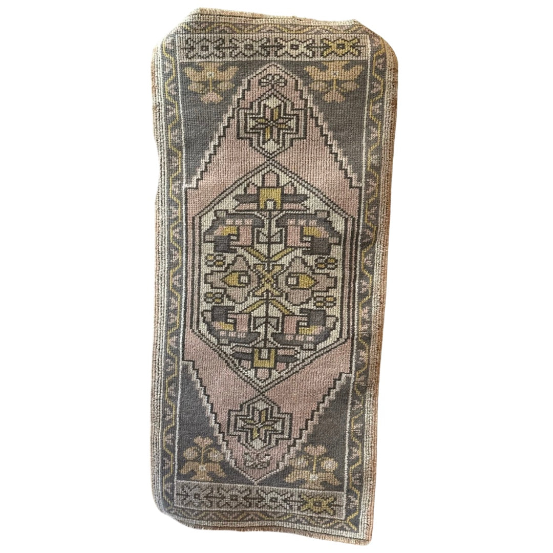 Vintage Mini - 2x3 - Gray/Pink