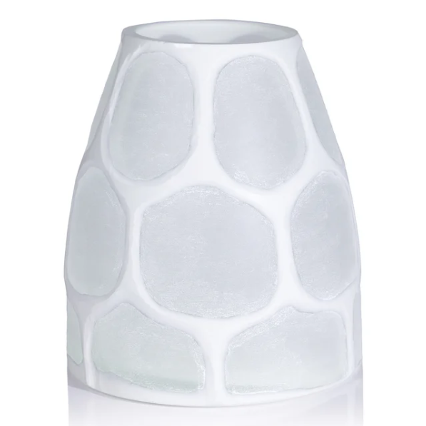Cape Coral Glass Vase / Hurricane