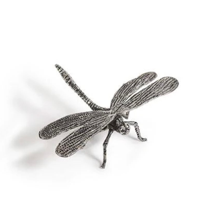 Decorative Antique Pewter Dragonfly