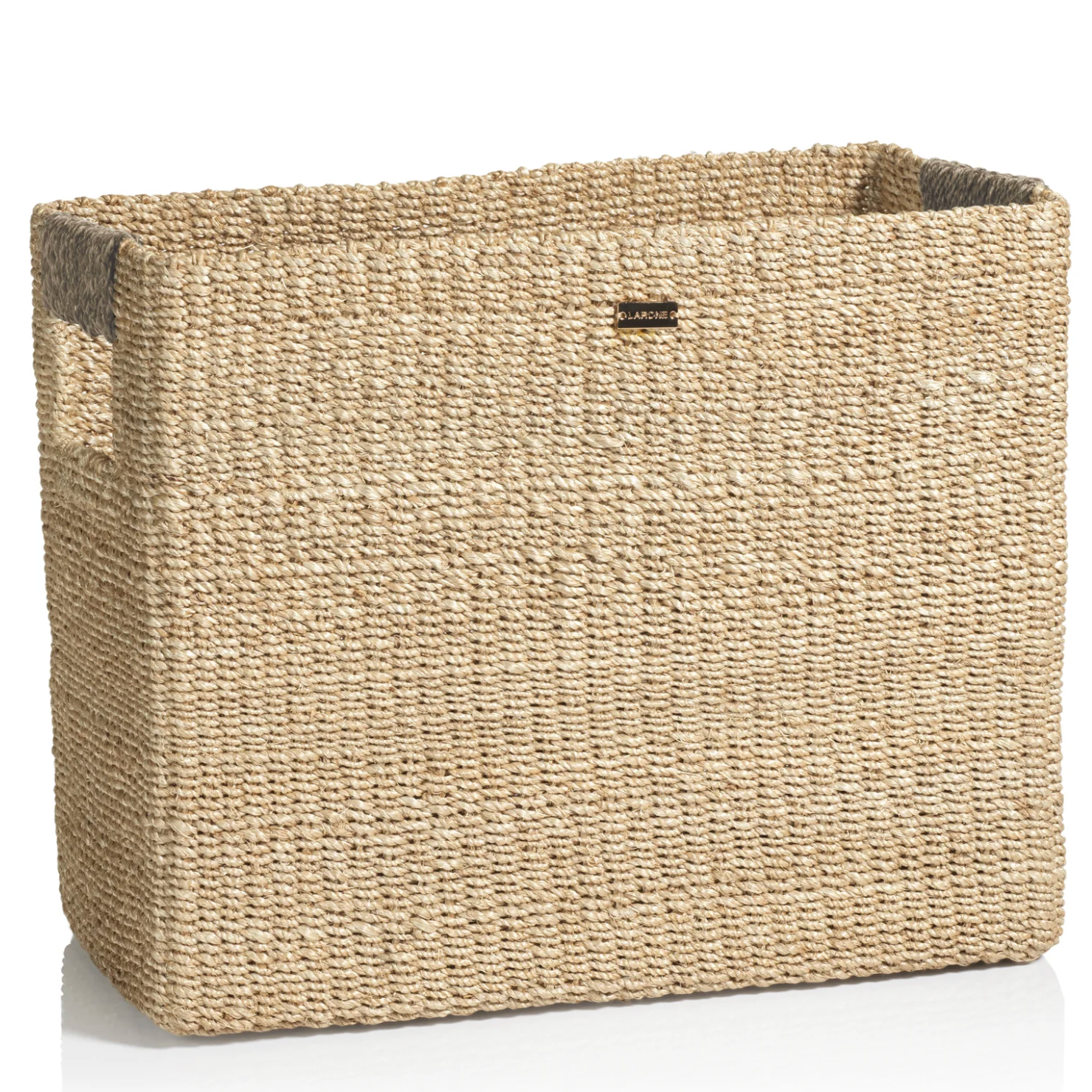 Alex rectangular abaca magazine basket