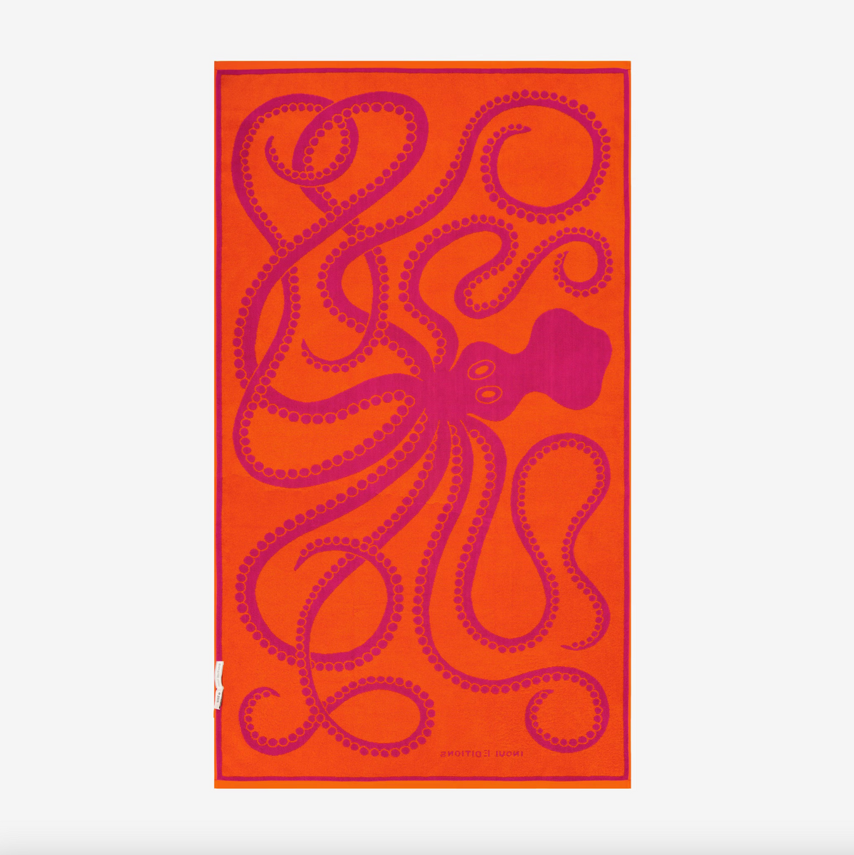Beach Towel/Drap De Plage 100 Octopus - Fuchsia