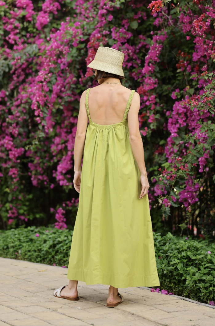 Laguna Sun Dress Sweet Lime