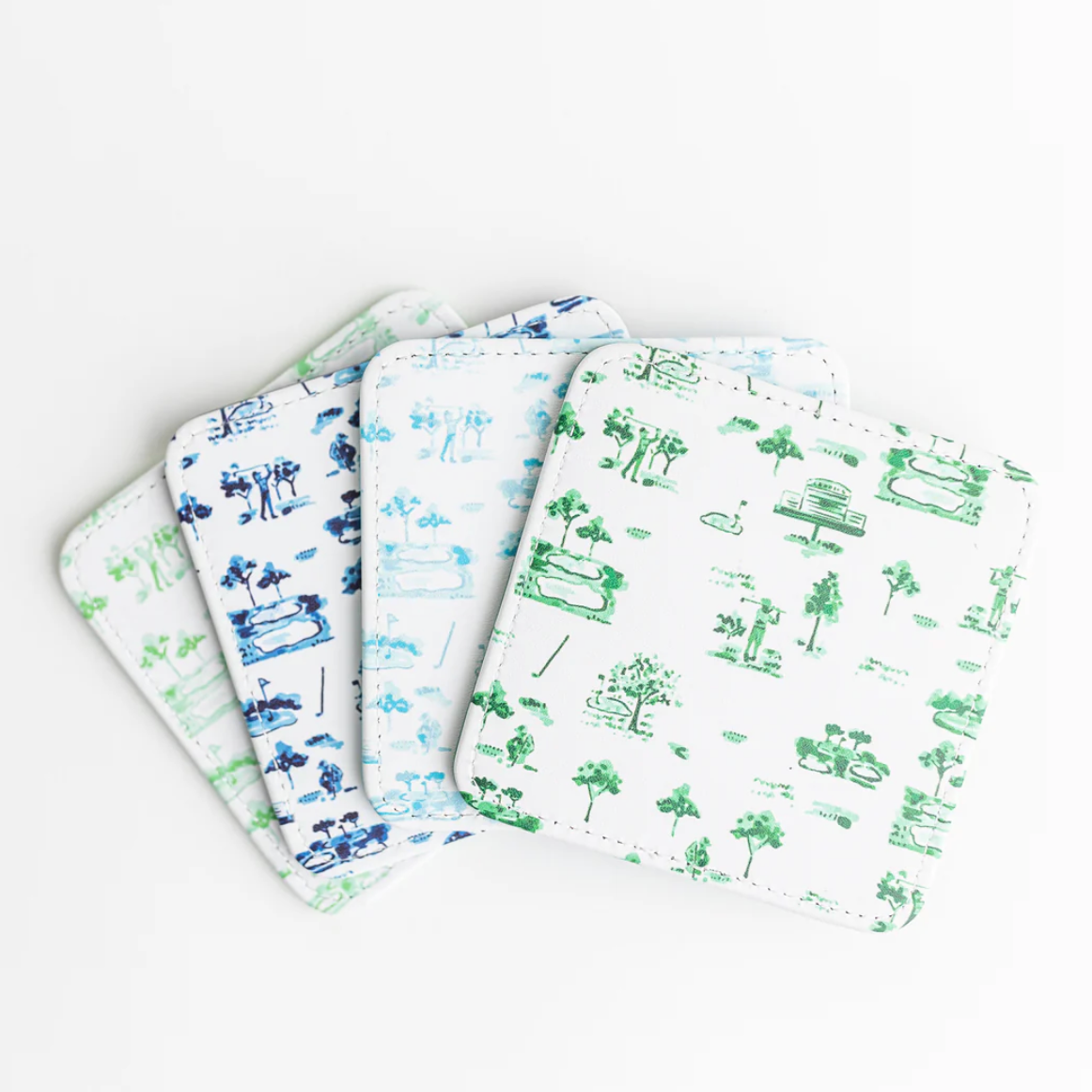 Tee Time Coasters Set/4