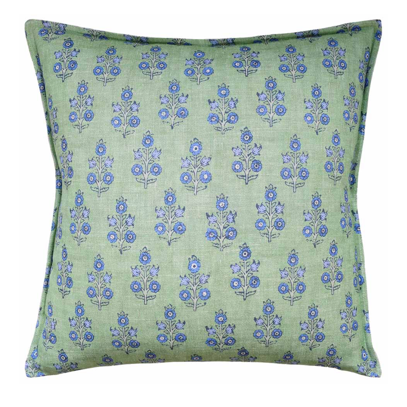 Poppy Spring- Green/Blue 22x22