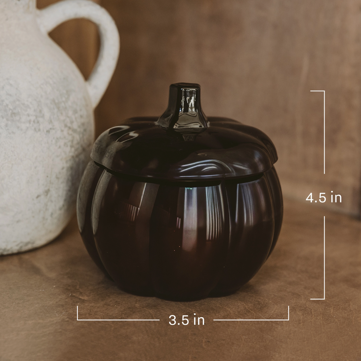 Hello Fall Soy Candle, 20 oz Pumpkin Jar