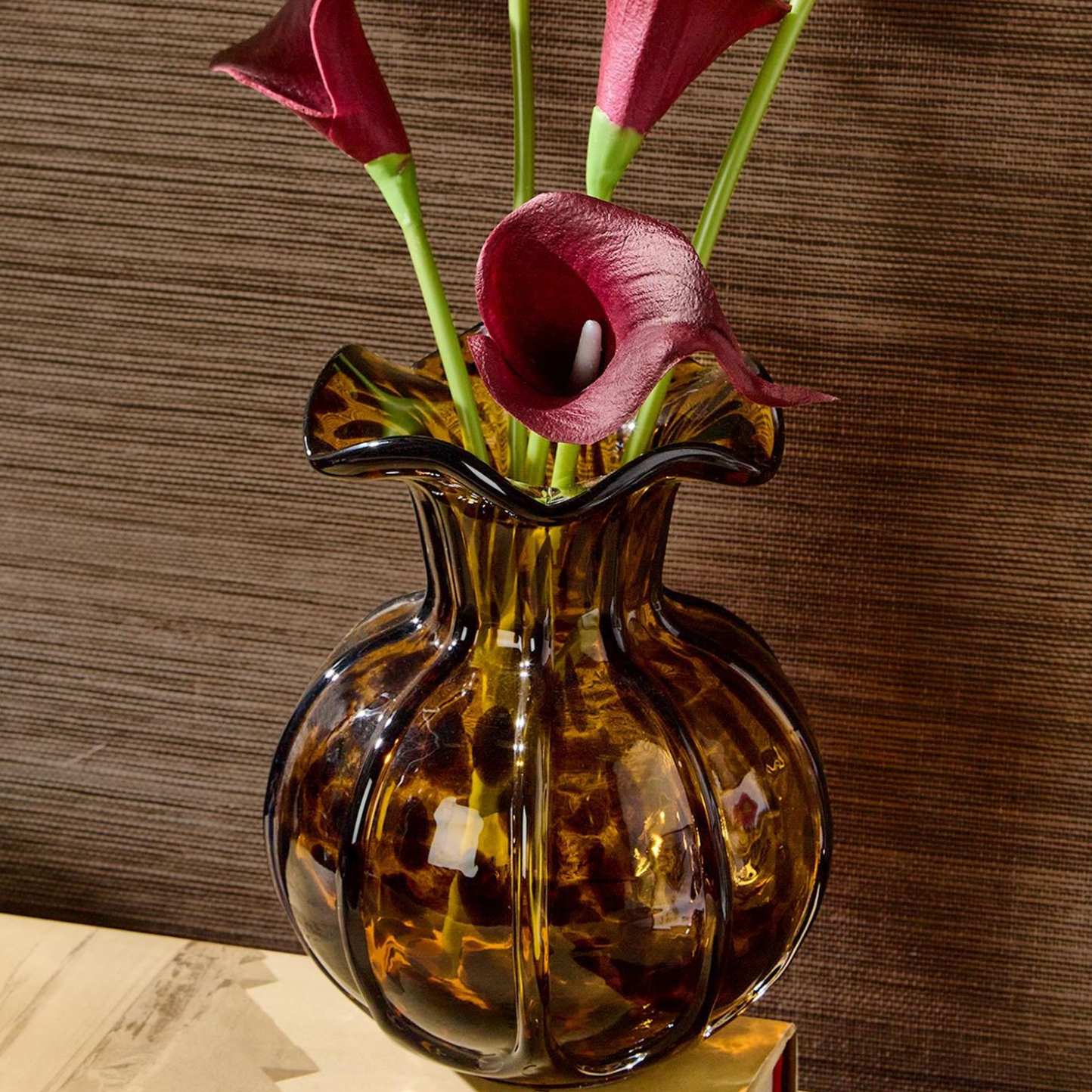 Ruffled Tortoise Vase