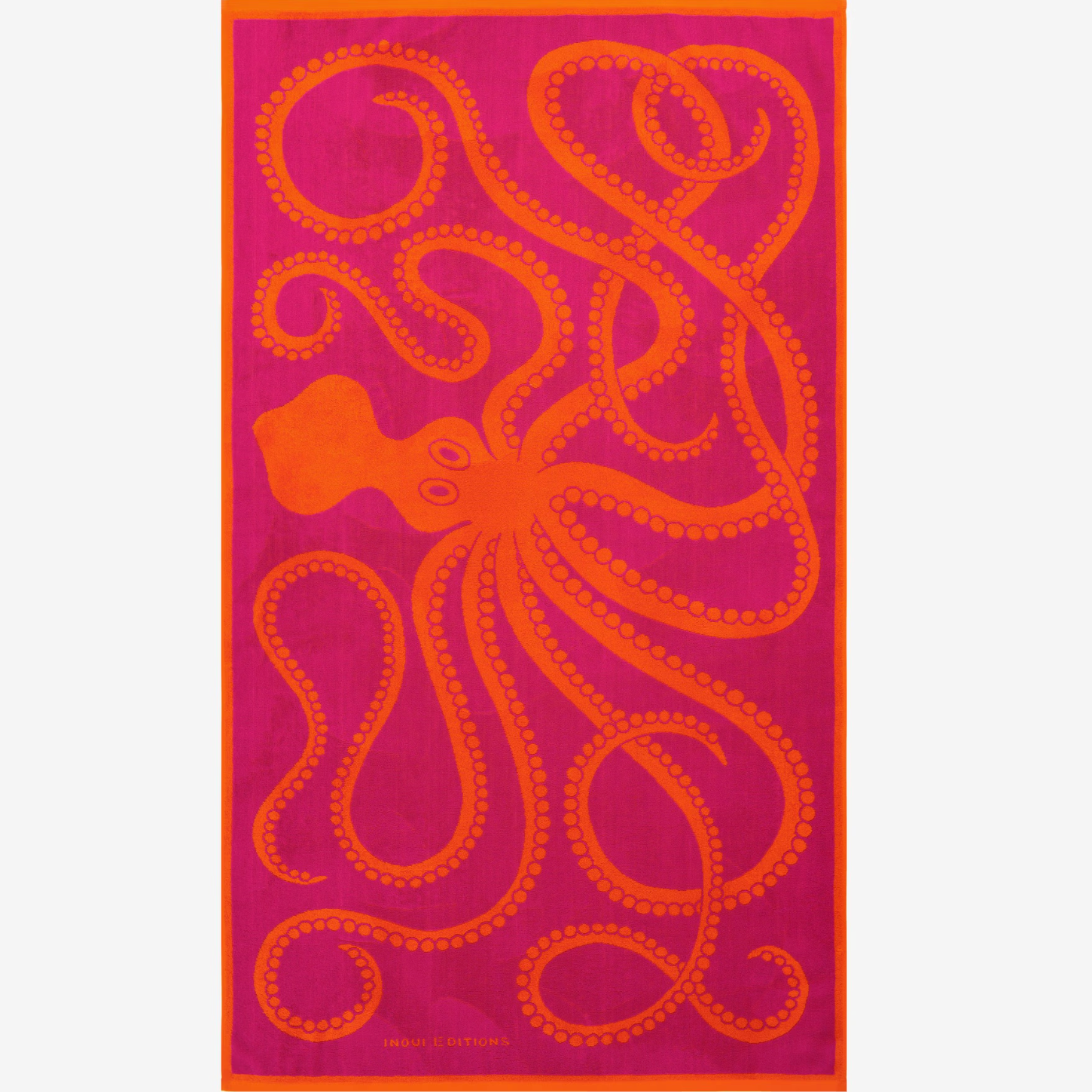 Beach Towel/Drap De Plage 100 Octopus - Fuchsia
