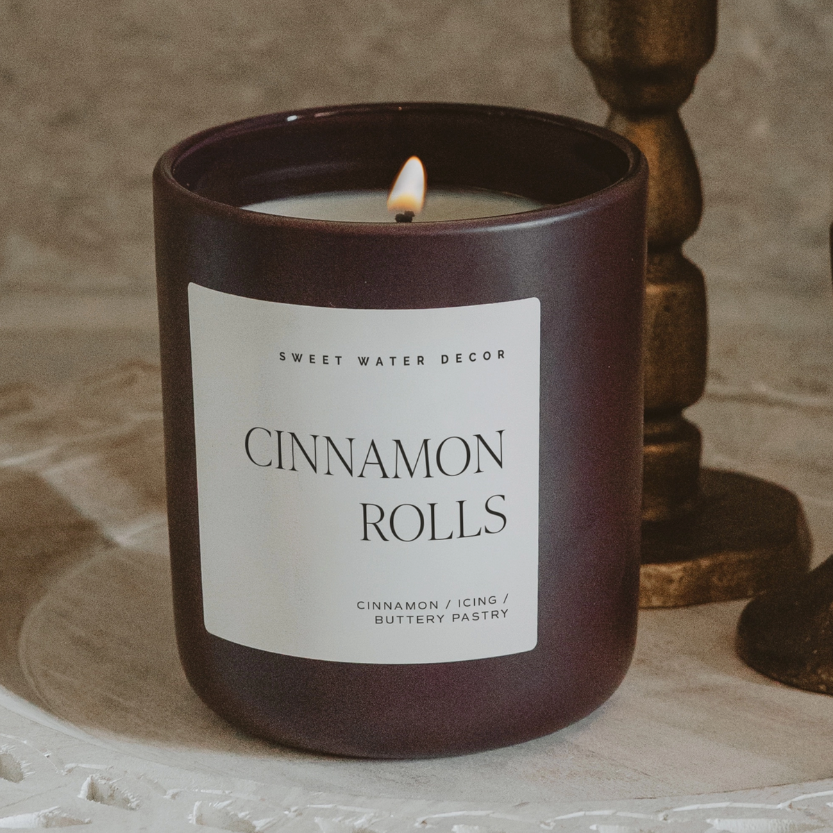Cinnamon Rolls 15 oz Soy Candle Matte Jar